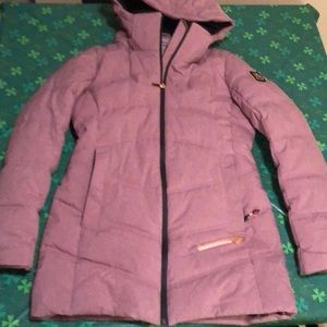 Avalanche ladies’ pink winter coat - size small